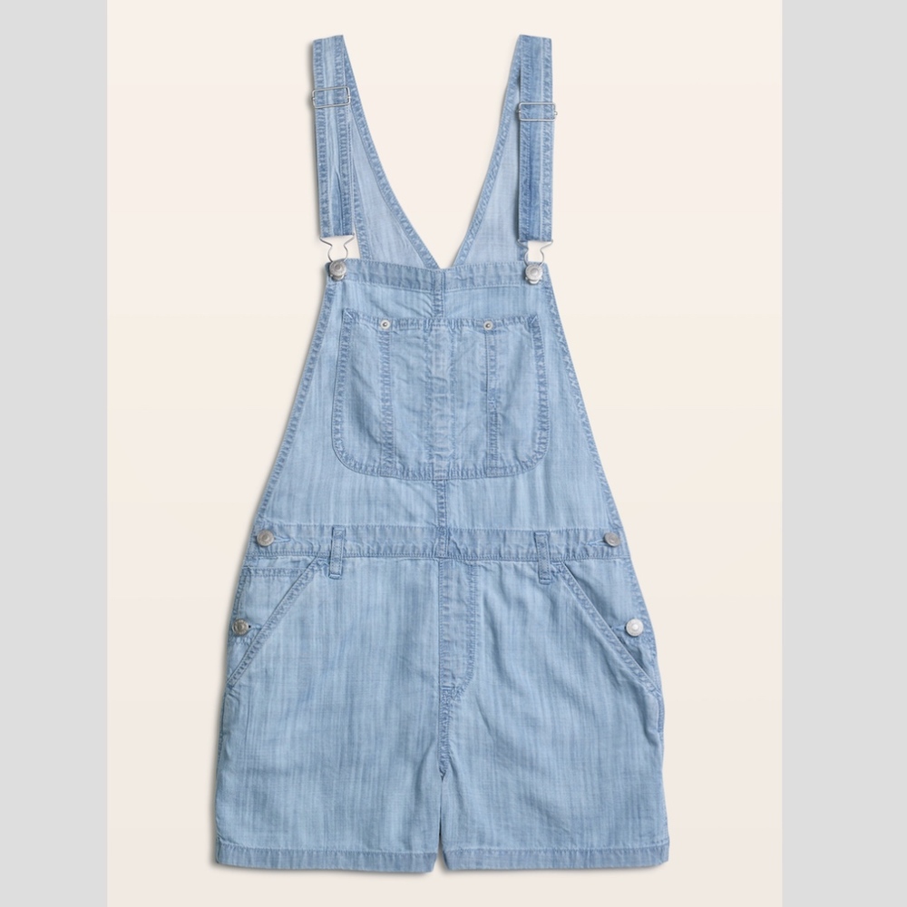 TNA denim wash overalls / romper Aritzia
